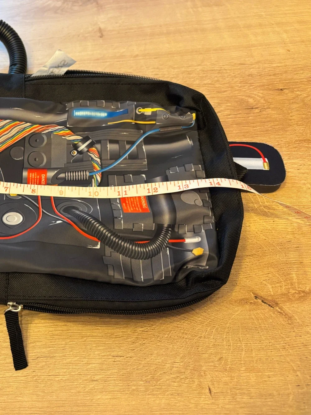15” Black Ghostbusters Proton Pack Backpack - Novelty Gear Bag